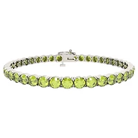 Sterling Silver Peridot Bracelet