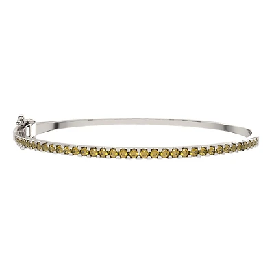 Sterling Silver Citrine Bangle