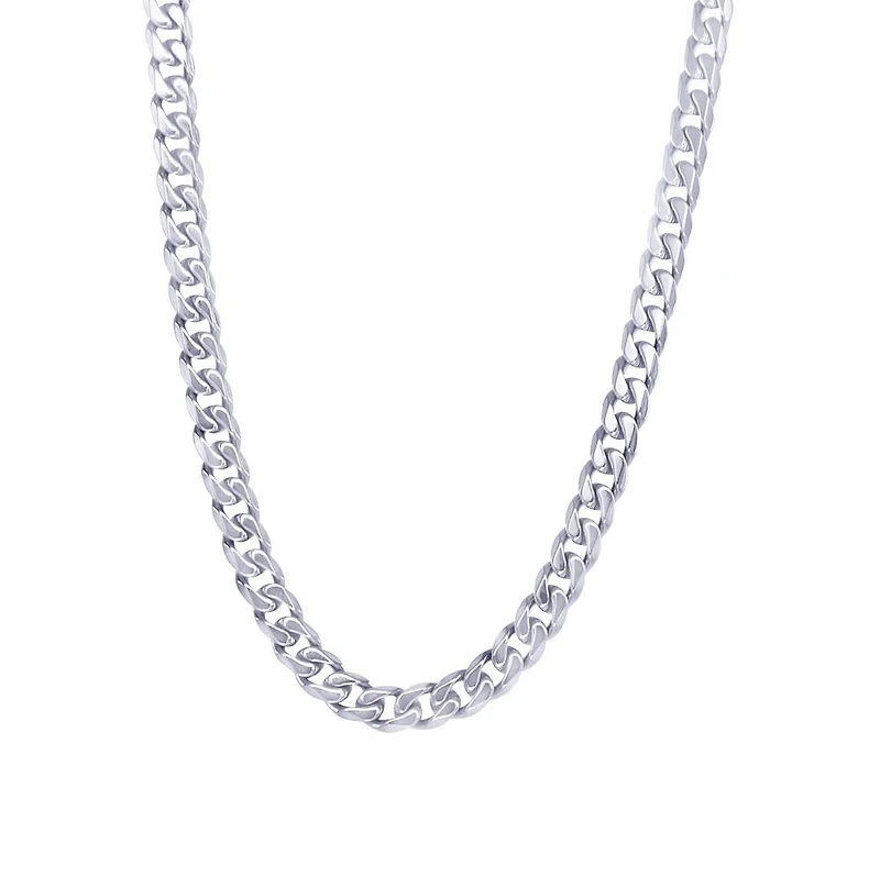Stainless Steel 22" 4.6mm Polished Curb Chain