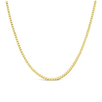 14K Yellow Gold 18" 1.00mm Box Link Chain