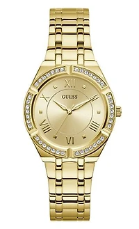 Guess Women's Gold-Tone Crystal Watch