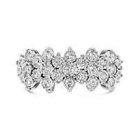 Sterling Silver 0.50CTW Diamond Anniversary Band