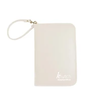 Klutch Beige Travel Jewellery Case