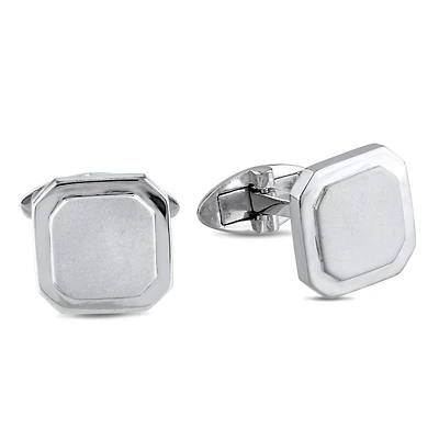 Julianna B Sterling Silver Square Cufflinks