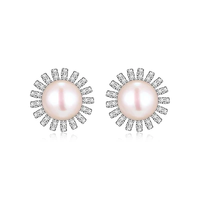 Reign Diamondlite Pearl Studs