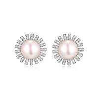 Reign Diamondlite Pearl Studs