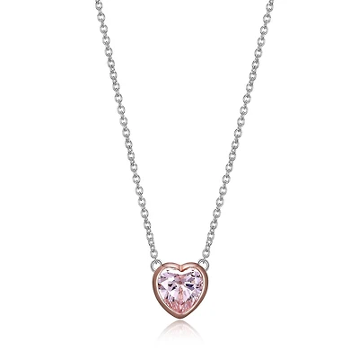 Reign Pink Heart Necklace