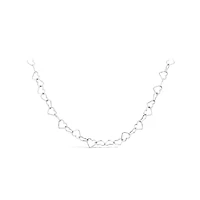 Sterling Silver 18" Heart Link Chain