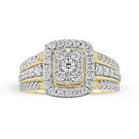 10K Yellow Gold 1.00CTW Diamond Fashion Ring