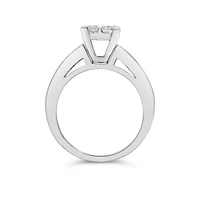 14K White Gold 2.00CTW Diamond Princessa Bridal Set