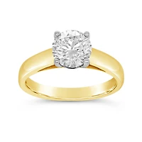 New Brilliance 14K Yellow Gold Lab Grown 1.50CT Diamond Solitaire Ring
