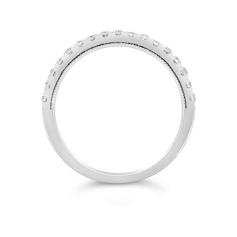 New Brilliance Lab Grown 3.45CTW Diamond Ring in 14K White Gold