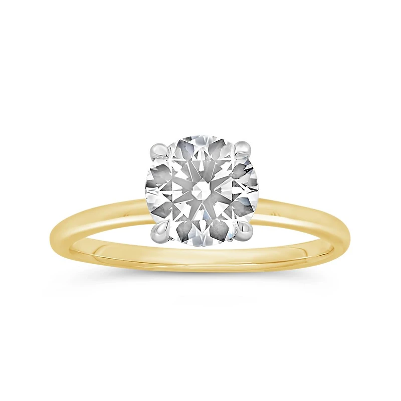 New Brilliance Lab Grown 1.58CTW Diamond Ring in 14K Yellow Gold