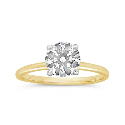 New Brilliance Lab Grown 1.58CTW Diamond Ring in 14K Yellow Gold