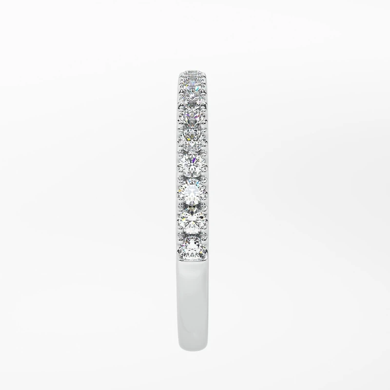 New Brilliance Lab Grown 0.33Ctw Diamond Band In 14K White Gold