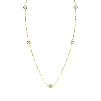 10K Yellow Gold 16"+ 2" Extender Precious Metals By The Yard Necklace