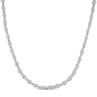 Julianna B Sterling Silver 0.50CTW Diamond Necklace