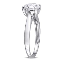 Julianna B 10K White Gold Created Sapphire Ring