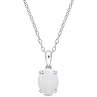 Julianna B Sterling Silver Opal Pendant