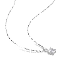 Julianna B Sterling Silver White Topaz Pendant