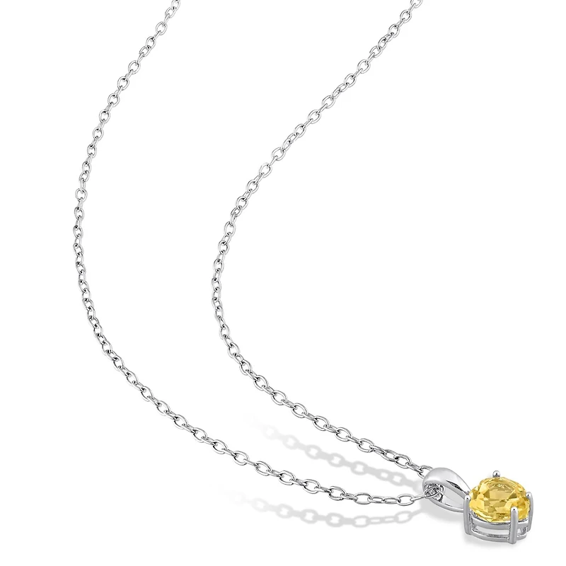 Julianna B Sterling Silver Citrine Pendant