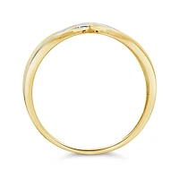 10K Yellow & White Gold Open Work Ring