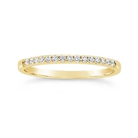 Glacier Fire 14K Yellow Gold 0.15CTW Canadian Diamond Anniversary Band