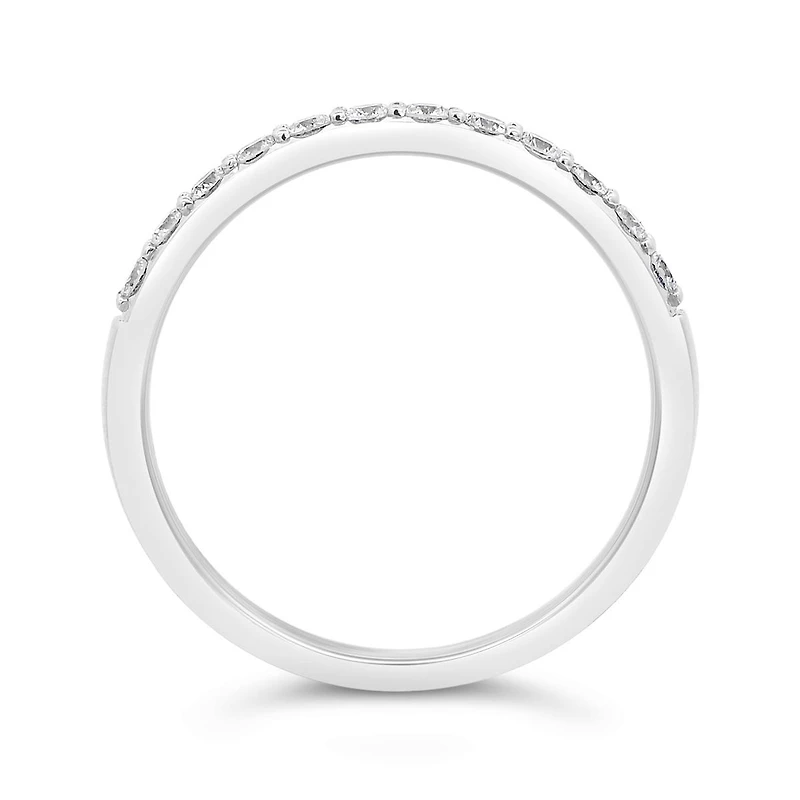 Glacier Fire 14K White Gold 0.33CTW Canadian Diamond Anniversary Band