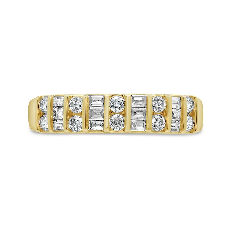 10K Yellow Gold 0.50CTW Diamond Band