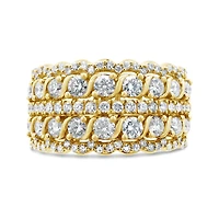 14K Yellow Gold 1.45CTW Diamond Band
