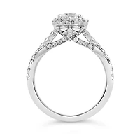 Jenny Packham 18K White Gold Lab Grown 1.75CTW Pear Shaped Diamond Bridal Set