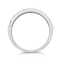 10K White Gold 0.25CTW Diamond Band