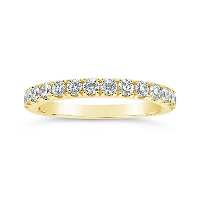 Blossom 14K Yellow Gold Lab Grown 0.70CTW Diamond Band