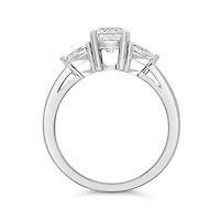 Blossom 14K White Gold Lab Grown 1.30CTW Diamond Three-Stone Ring