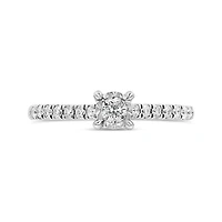 Glacier Fire 10K White Gold Canadian 0.37CTW Diamond Bridal Ring