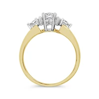Glacier Fire 14K Yellow Gold Canadian 0.66CTW Diamond Bridal Ring