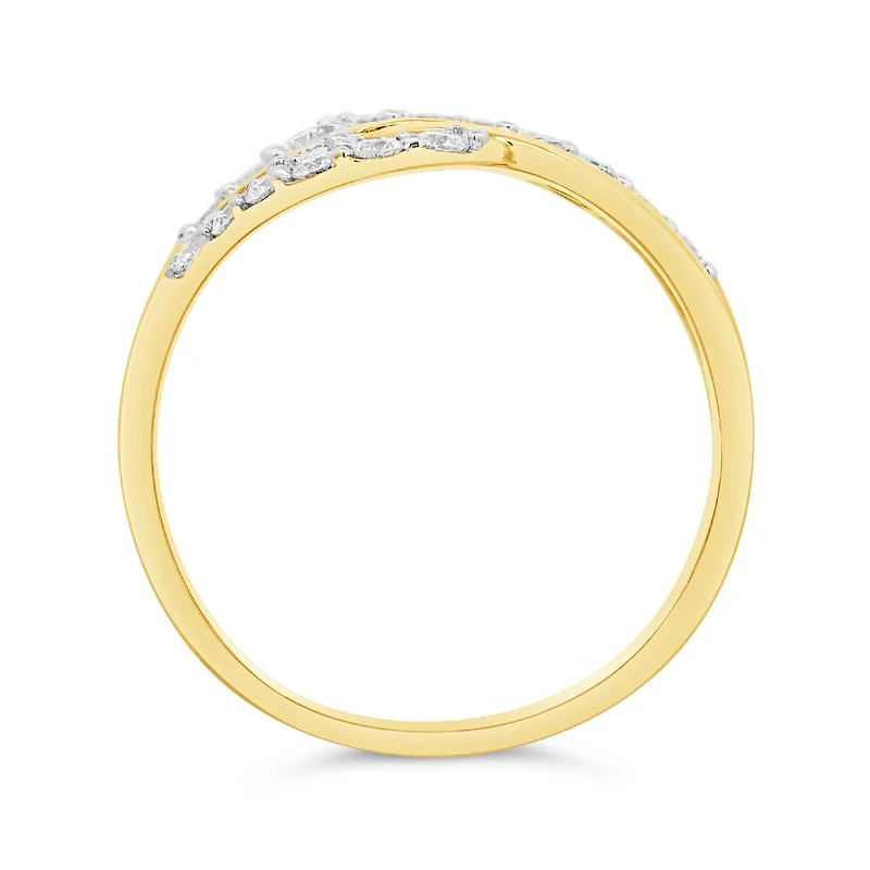 Glacier Fire 10K Yellow & White Gold Canadian 0.50CTW Diamond Band