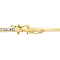 10K Yellow Gold 0.70CTW Diamond Bangle