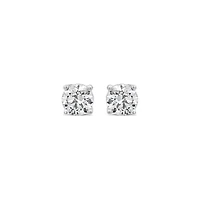 New Brilliance 14K White Gold Lab Grown 1.00CTW Diamond Stud Earrings