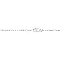 New Brilliance 10K White Gold Lab Grown 0.95CTW Diamond Chevron Necklace