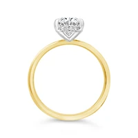 New Brilliance 14K Yellow Gold Lab Grown 2.08CTW Oval Cut Diamond Ring