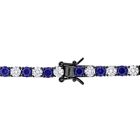 Julianna B Created White-Blue Sapphire 9" Tennis Bracelet