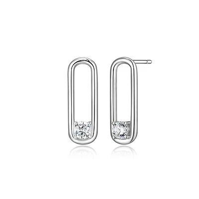 Reign Cubic Zirconia Post Earring