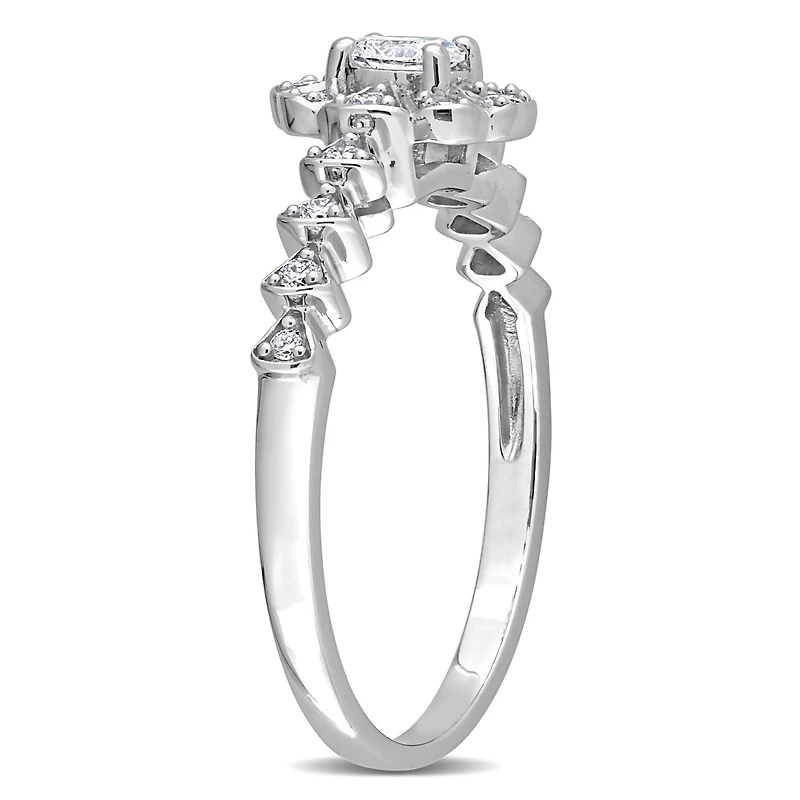 Julianna B 14K White Gold 0.32CTW Diamond Bridal Ring