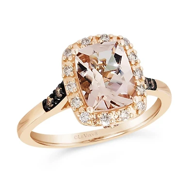 Le Vian 14K Strawberry Gold Morganite & 0.27CTW Diamond Ring