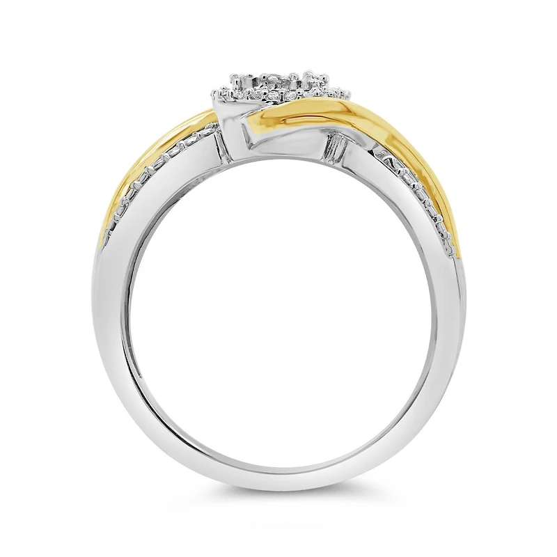 Sterling Silver Diamond Promise Ring