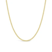 10K Yellow Gold 24" Miami Curb