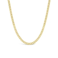 10K Yellow Gold 22" Miami Curb Chain