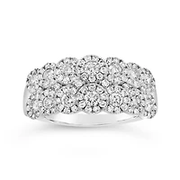 10K White Gold 1.00CTW Diamond Band