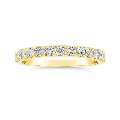 New Brilliance 14K Yellow Gold Lab Grown 0.50CTW Diamond Band